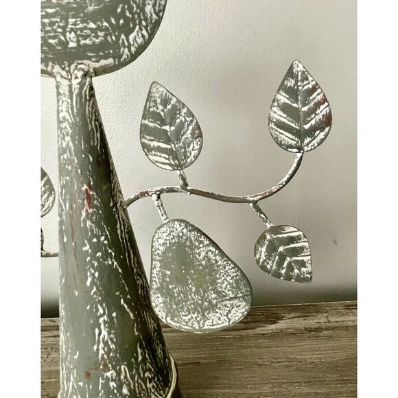 CWI Home Partridge with Pears Metal Christmas Tree Topper Rustic Distressed - Picture 3 of 8